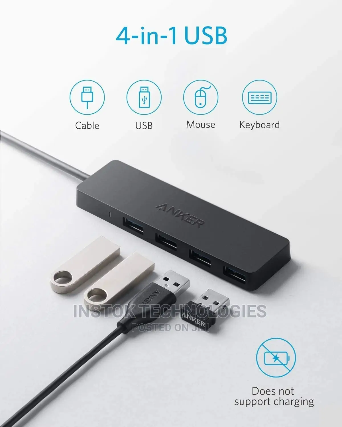 Anker 4-Port Ultra Slim USB 3.0 Hub