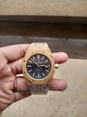 Audemars Piguet Royal Oak Black Dial Yellow Gold Automatic