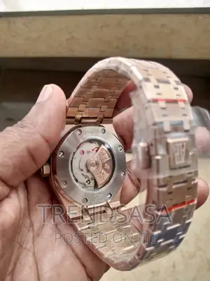 Audemars Piguet Royal Oak Blue Dial Rose Gold