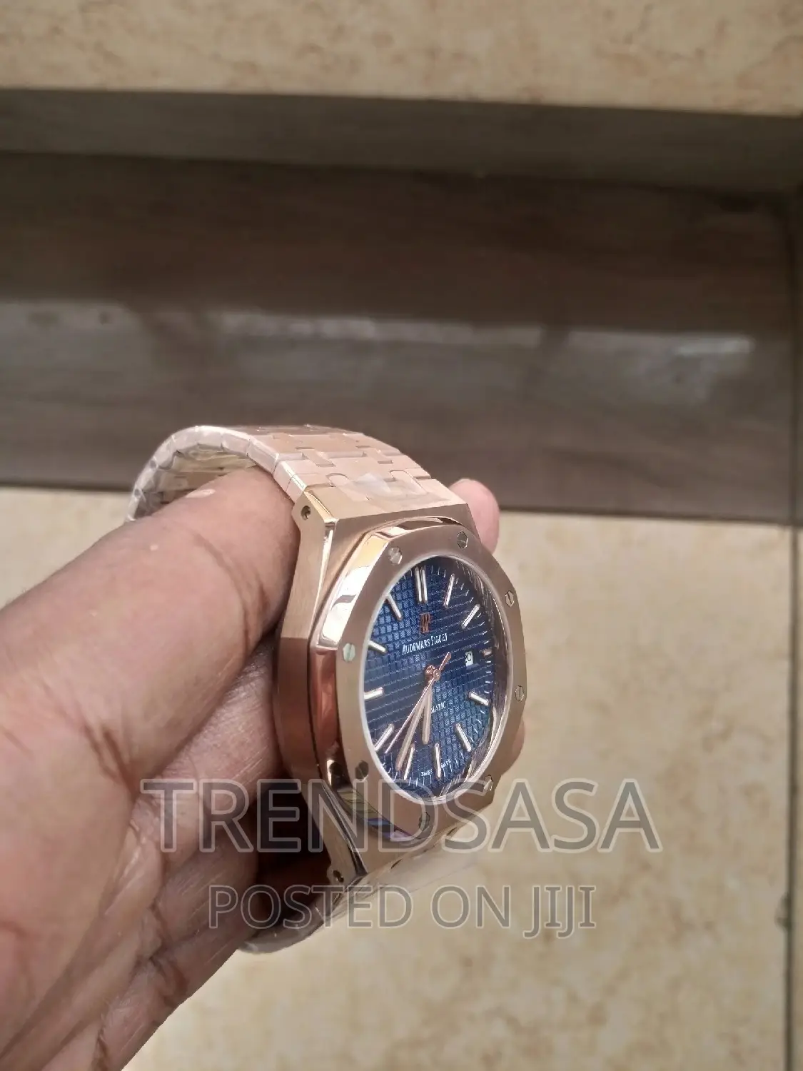 Audemars Piguet Royal Oak Blue Dial Rose Gold