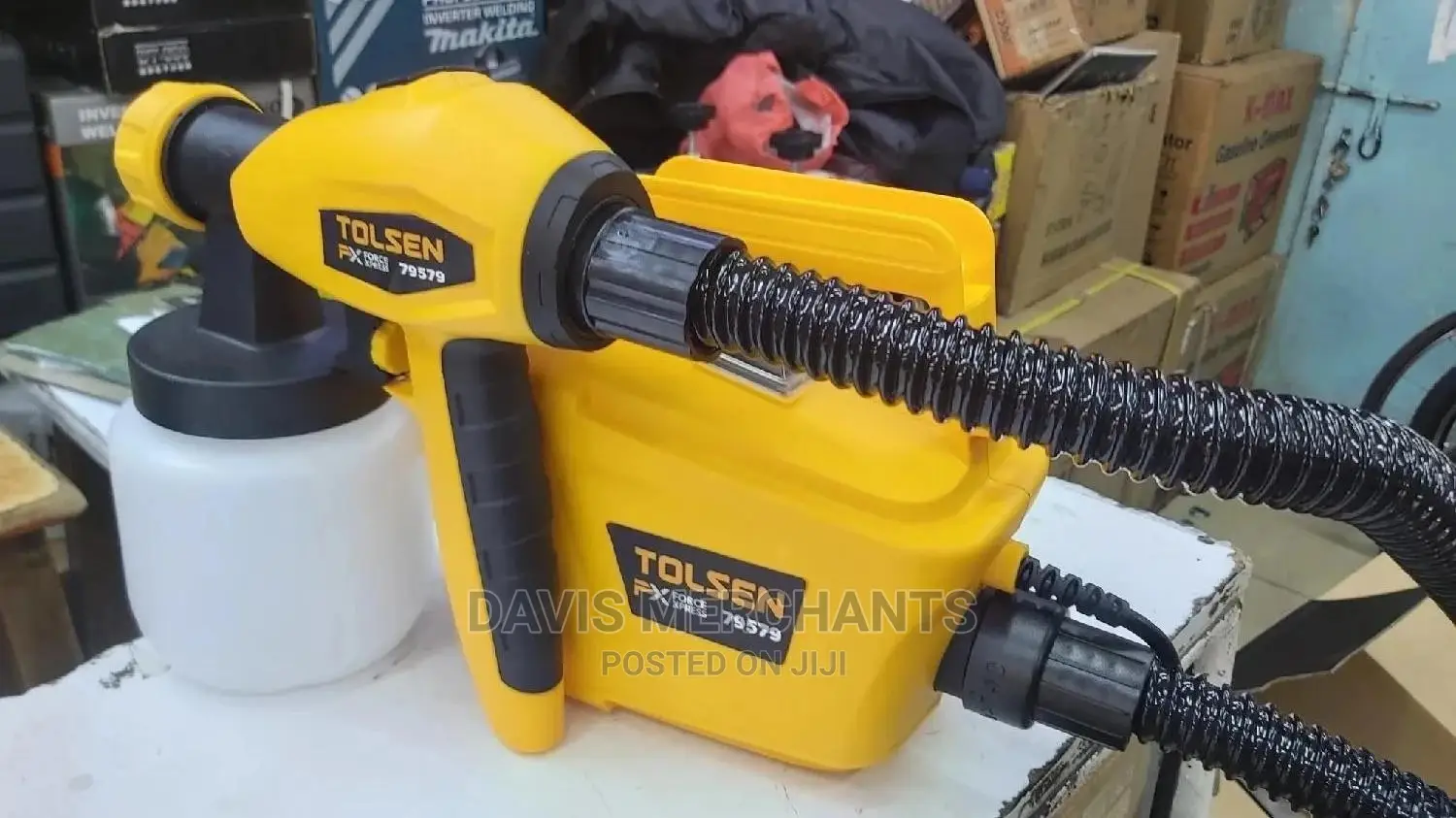 Spray Gun Powered by Electricity