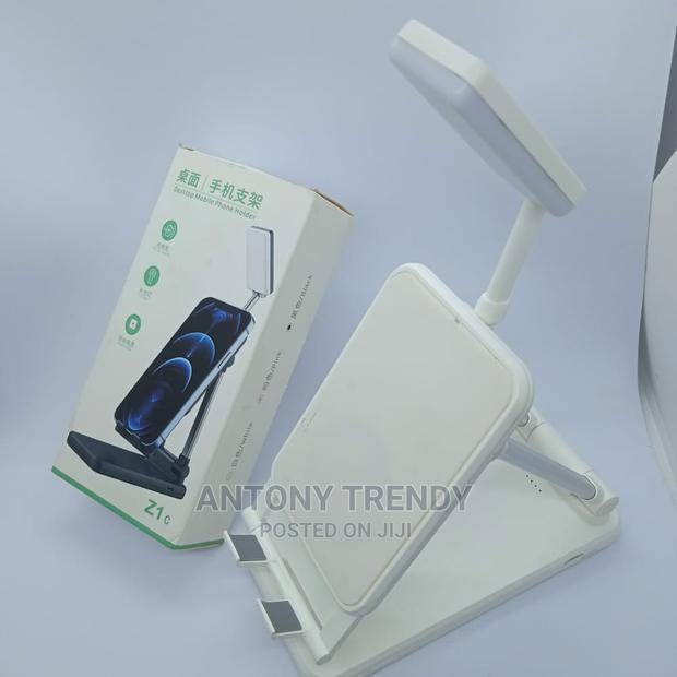 Mini Phone Stand Holder With Lights - main view