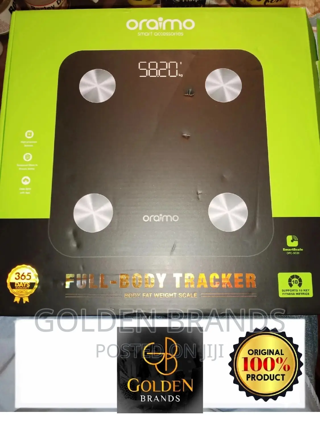Oraimo Digital Scale Full Body Weight Tracker