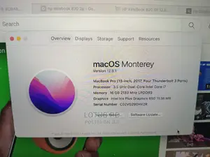 Laptop Apple MacBook Pro 2017 16GB Intel Core I7 SSD 512GB