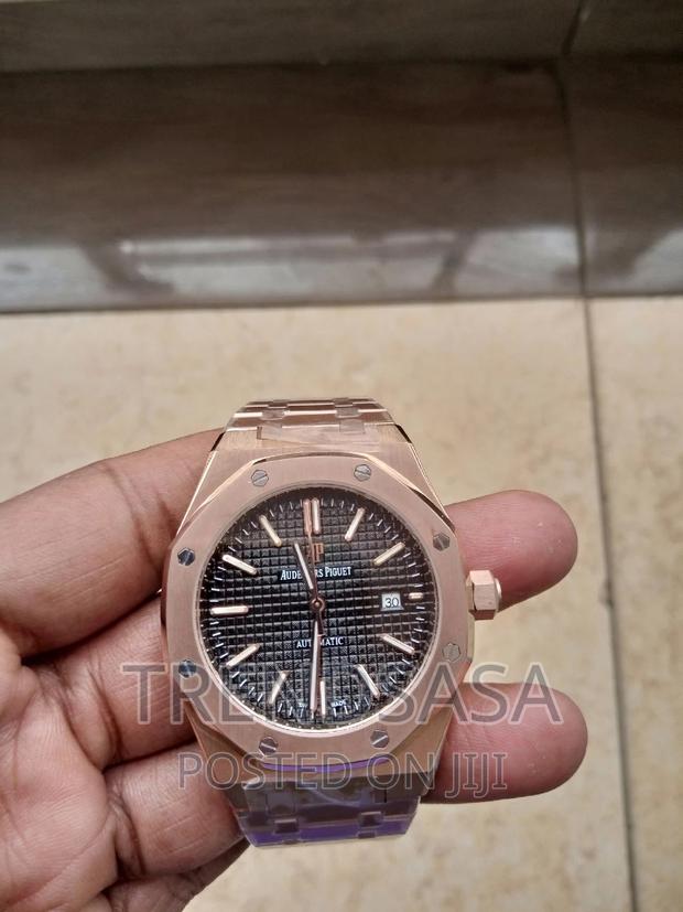 Audemars Piguet Royal Oak Black Dial Rose Gold Automatic