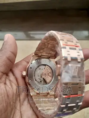 Audemars Piguet Royal Oak Black Dial Rose Gold Automatic