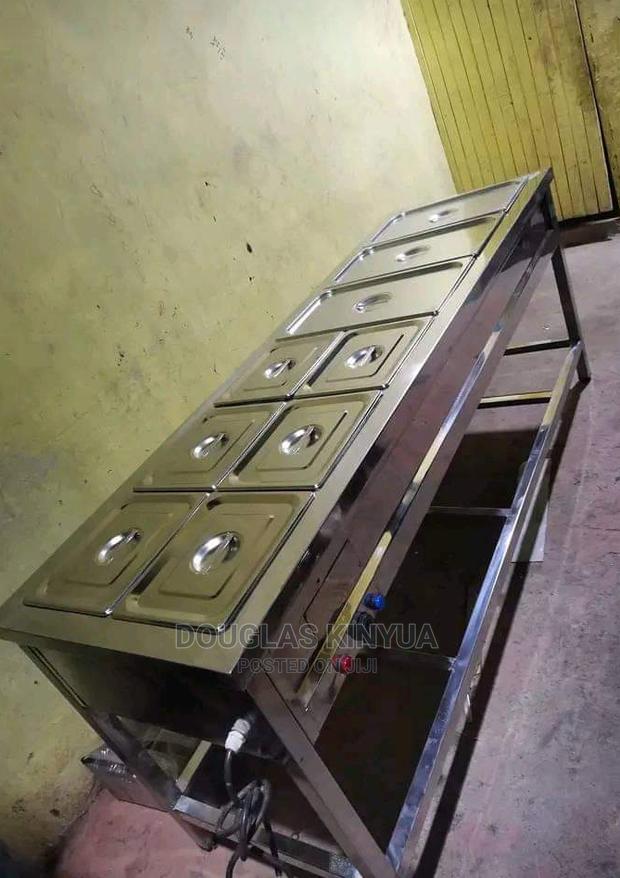 Stainless Steel Food Warmer Display ,