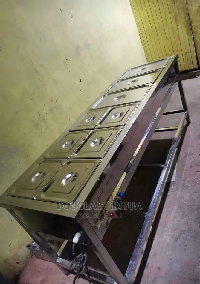 Stainless Steel Food Warmer Display ,