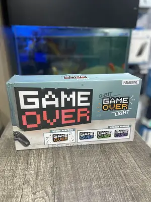 Game Over 8 Bit Pixel Light