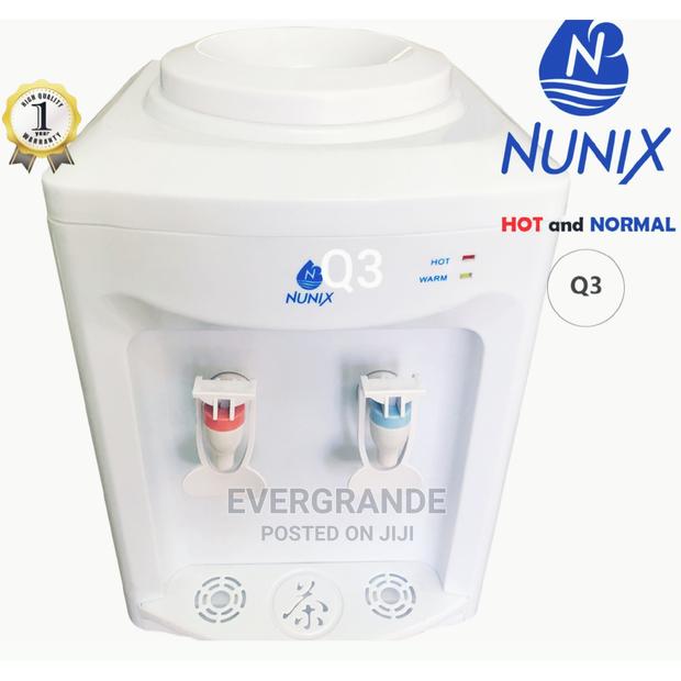 Brand New Nunix Q3 Hot and Normal Water Dispenser Table Top.