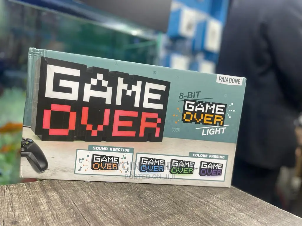 Game Over Retro Pixel Lights