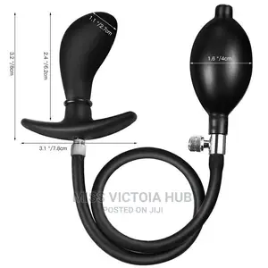 Super Large Inflatable Anal Plug Dildo Pump Anal Dilator