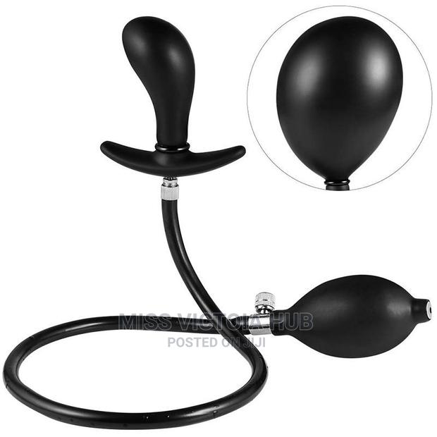 Super Large Inflatable Anal Plug Dildo Pump Anal Dilator - main view