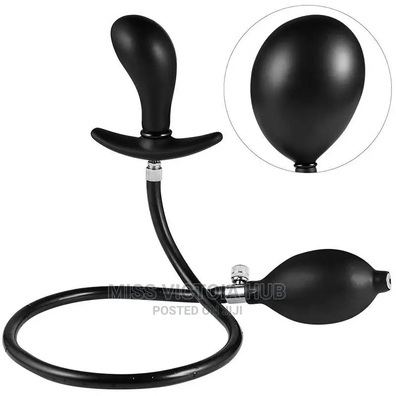 Super Large Inflatable Anal Plug Dildo Pump Anal Dilator