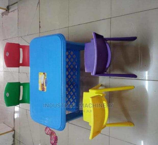 Kindergarten Chairs With Table - main view