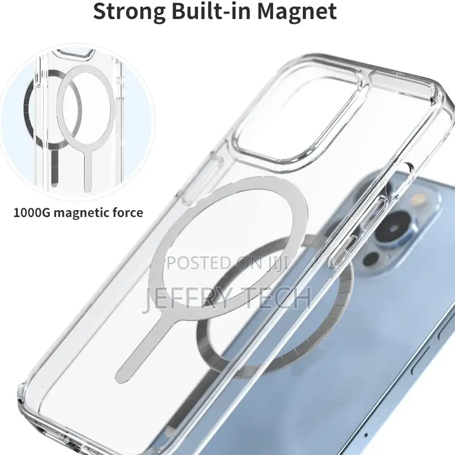 Magnetic Clear iPhone13 Case as Magsafe Shockproof Prote