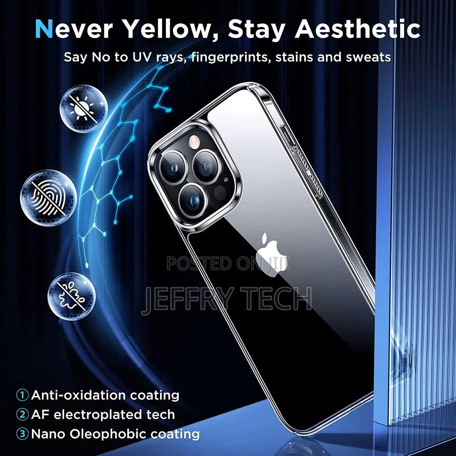 Ultra Clear for iPhone 14 Pro Case, [Non-Yellowing] [10 FT M