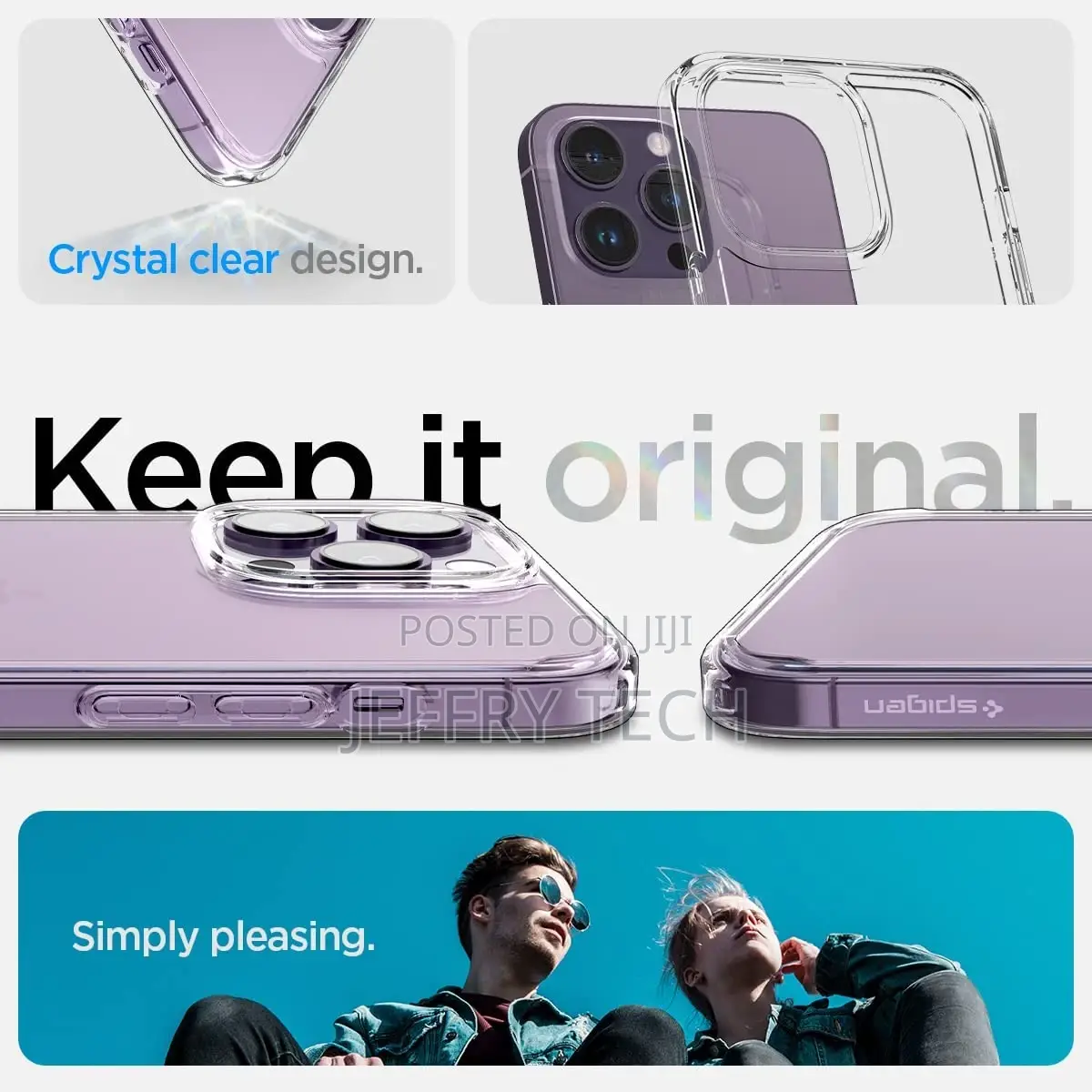 Designed for iPhone 14 Pro Max Case (2022) - Crystal Clear