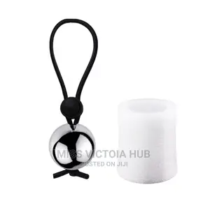 Adjustable Cock Ring Training Dumbbell Balls Vibrator