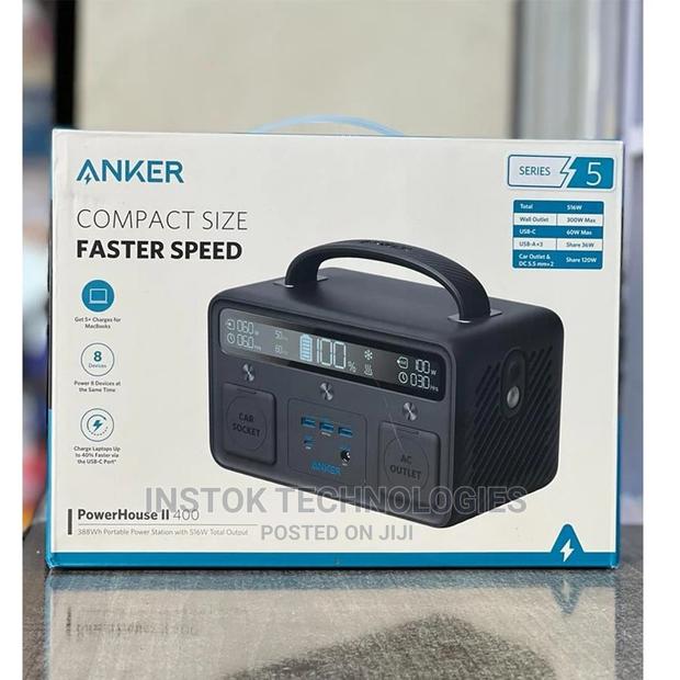 Anker Powerhouse Ii 400,Portable Power Station 388.8wh,516W