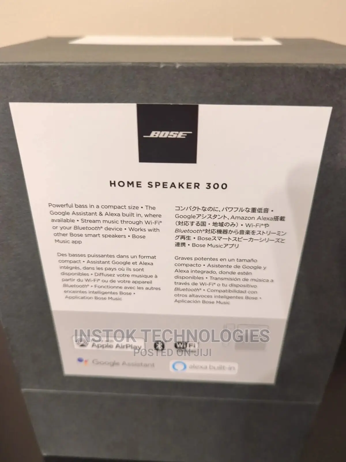 Bose Home Speaker 300: Bluetooth Smart Speaker With Amazon A