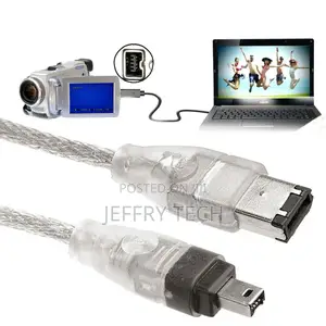 1394 6pin to Firewire 400 Cable IEEE 1394 4 Pin Male Ilink A
