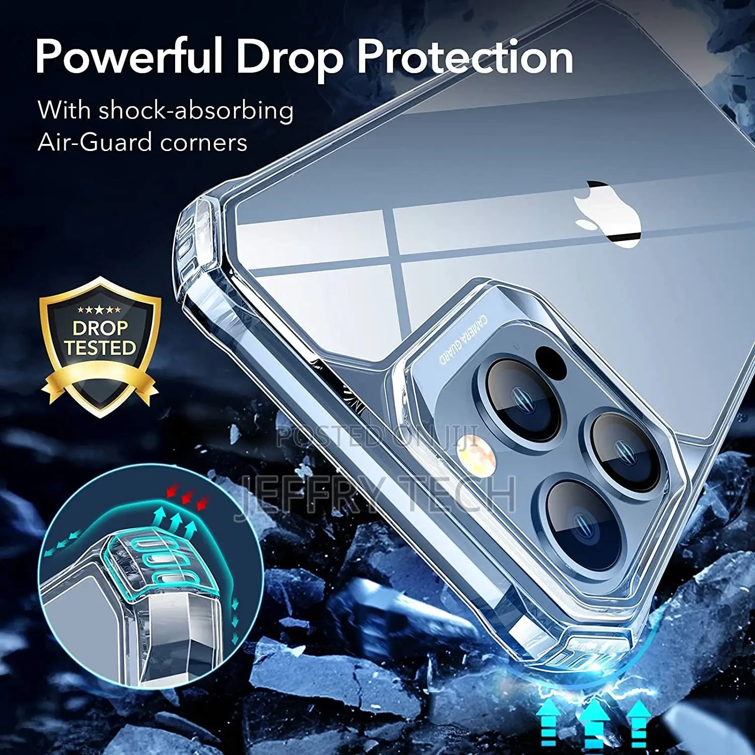 Air Armor Case, Compatible With iPhone 13 Pro Max Case, Mili