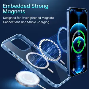 Crystal Clear for iPhone 12 Pro Max Case Magsafe [Not Yellow