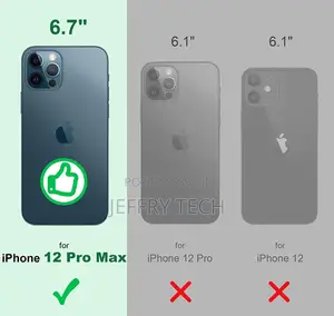 iPhone 12 Pro Max Case Clear Compatible With Magsafe, Anti-Y