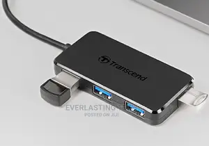 Transcend 4-Port HUB USB 3.1 Gen 1 Type C, Black