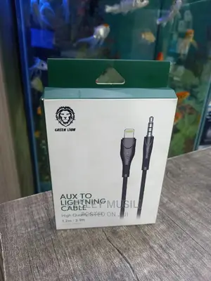 Green Lion Aux to Lighting Cable 1.2m