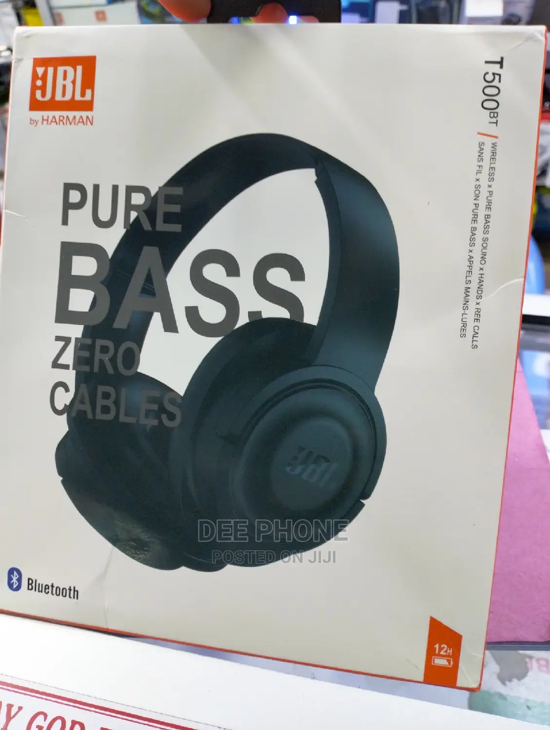 JBL T500 Bt Pure Bass