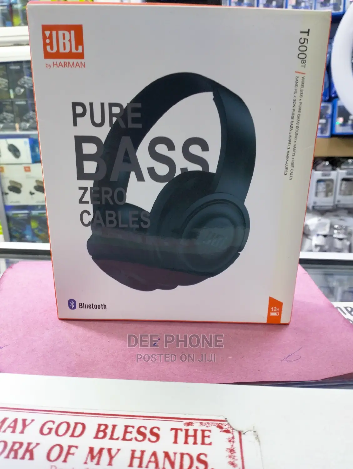 JBL T500 Bt Pure Bass