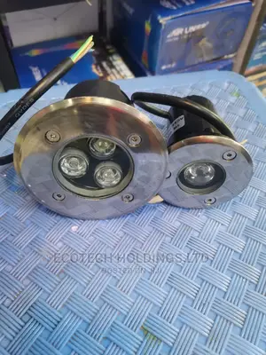 3wts Round Floor Lights