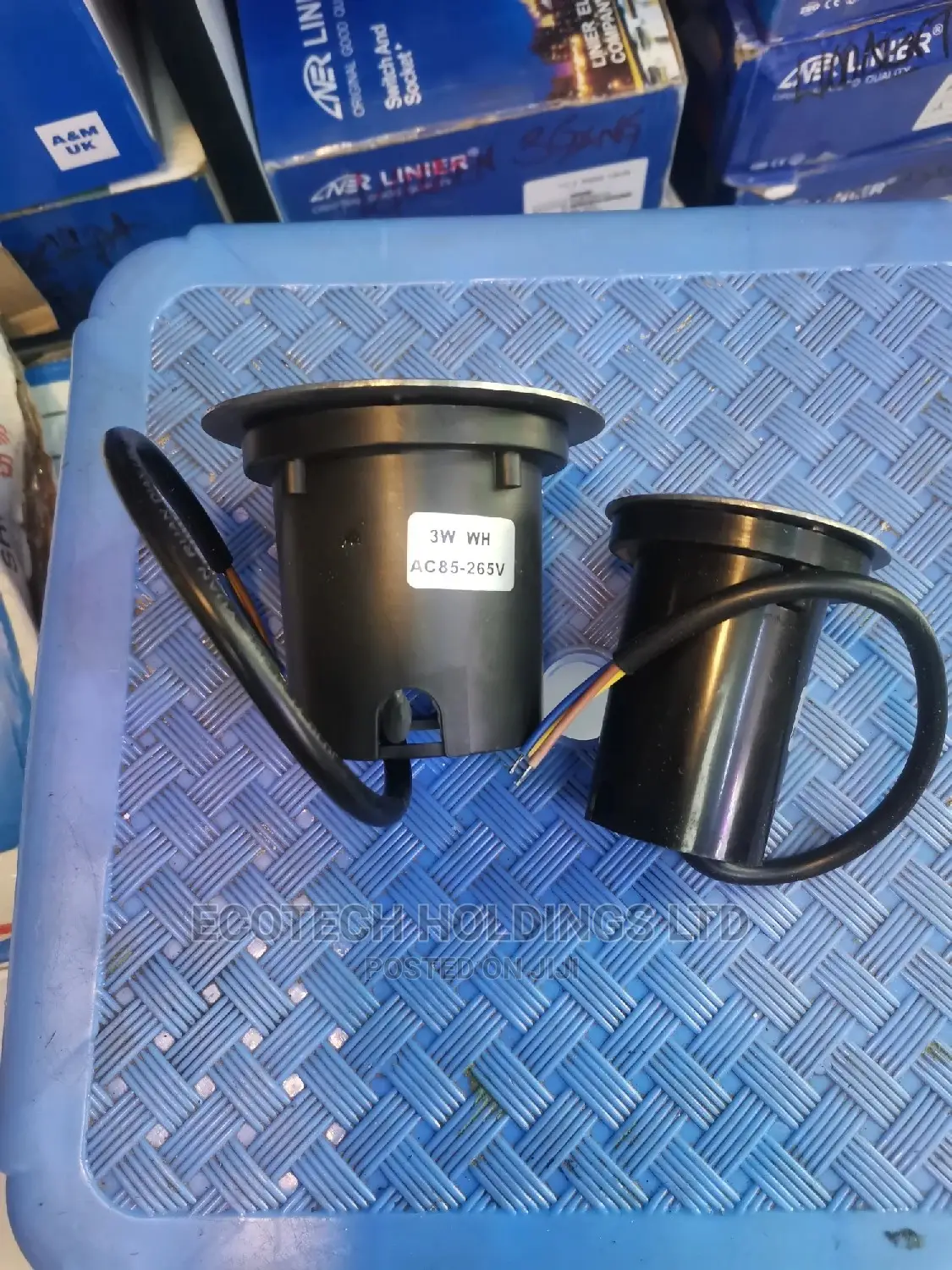 3wts Round Floor Lights