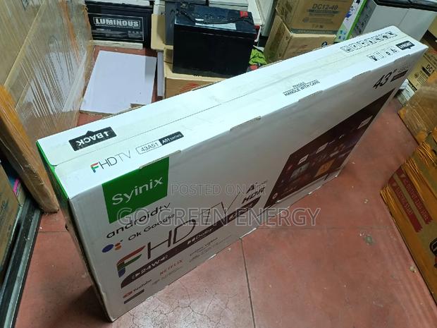 Syinix Tv 43" Flameless Android - thumbnail 2