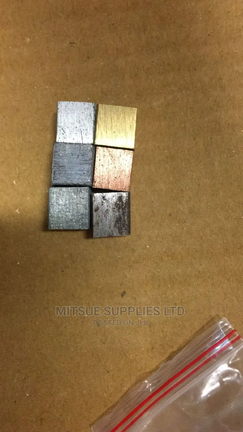 Set of 6 Metal Cubes
