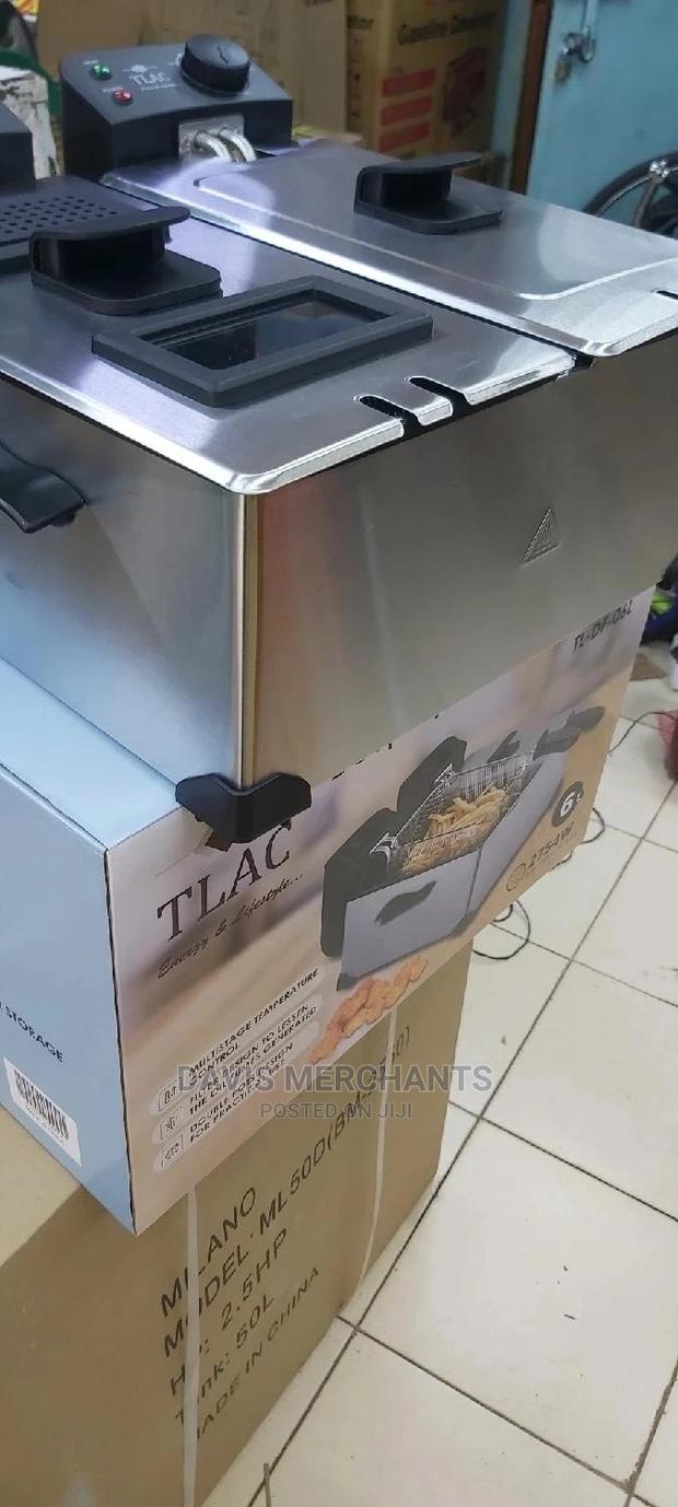 Commercial 6L Double Tray Electric Deep Fryer - main view