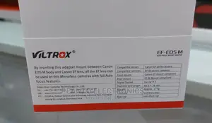 Viltrox EF-EOS M Lens Mount Adapter for Canon
