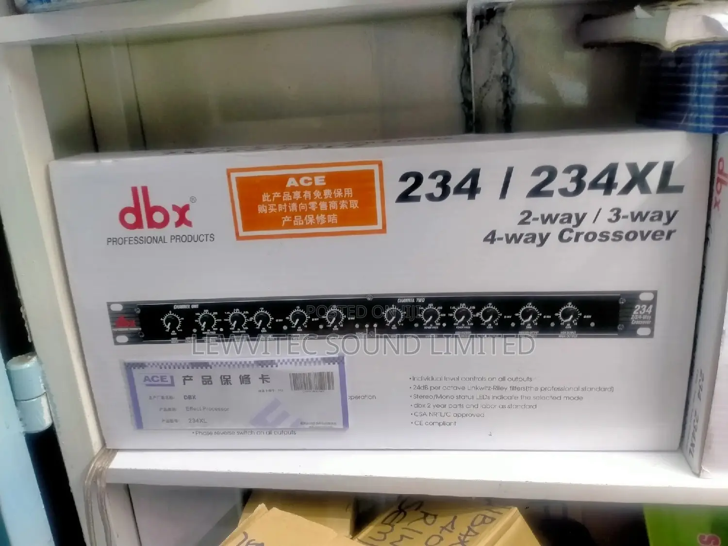 Dbx 234 Xy Crossover