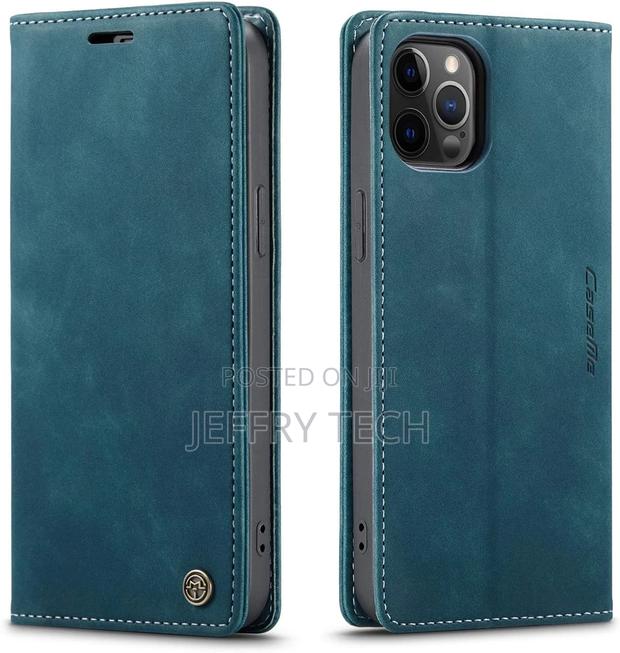 Case for iPhone 12 Pro Max, Luxury PU Leather Wallet Case [2 - main view