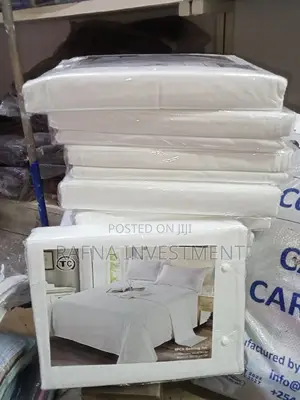 Pure Cotton White Bedsheets