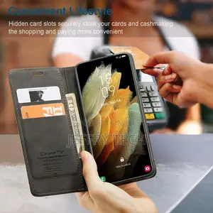 Wallet Case for Samsung Galaxy S21 Ultra, Premium PU Leather