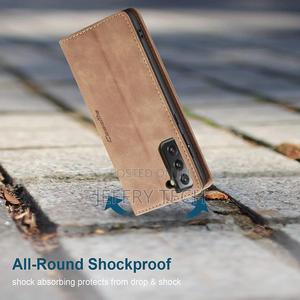 Wallet Case for Samsung Galaxy S21 FE 5G, Premium PU Leather - thumbnail 2