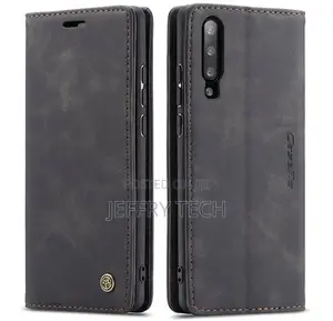 Caseme Samsung Galaxy A70 Retro Wallet Kickstand Case Black