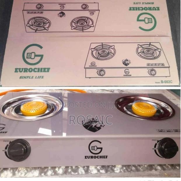 Eurochef 2 Burner With a Glass Top