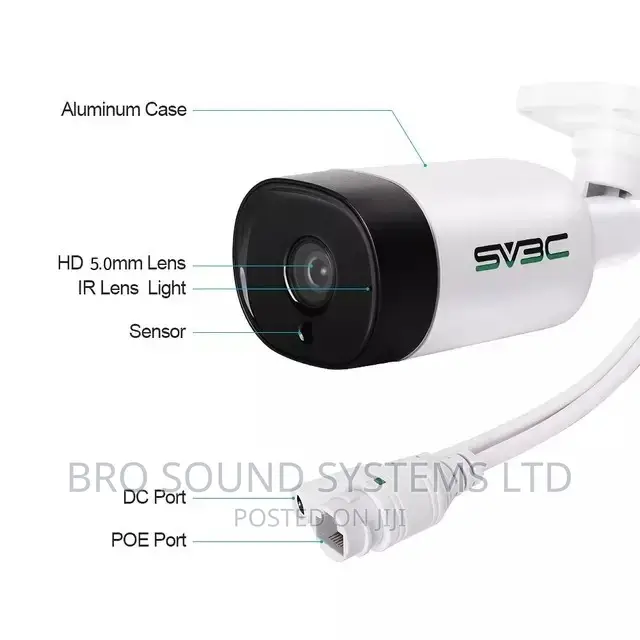 NVR 8ch CCTV System KIT 8megapixel Camera, Full HD Output