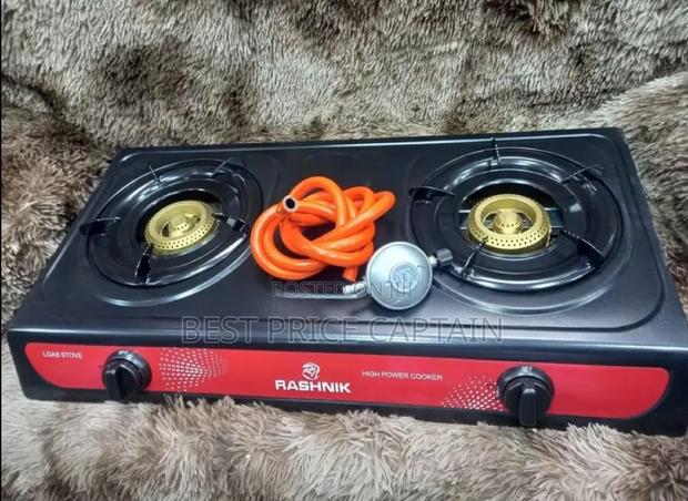 Complete 2 Burner Gas Cooker+Pipe +Pipe +Regulator.