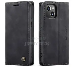 Caseme iPhone 13 Mini Wallet Kickstand Magnetic Flip Case Bl