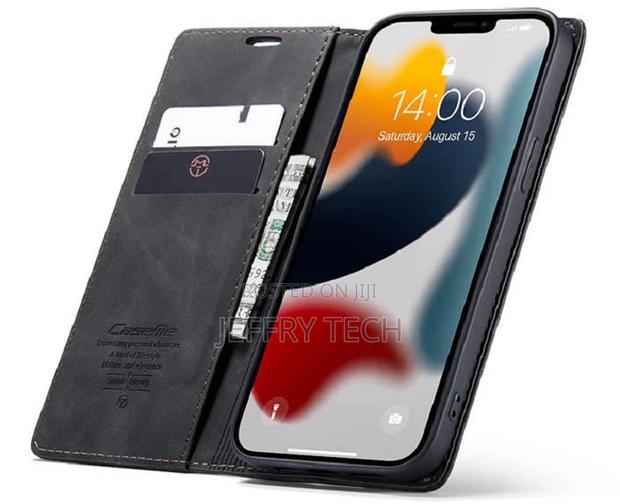 Caseme iPhone 13 Pro Max Wallet Kickstand Case Black - thumbnail 3